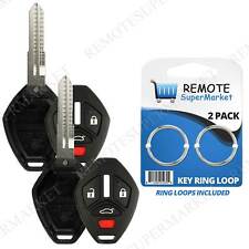 2 Replacement for 2007-2012 Mitsubishi Eclipse Galant Remote Key Shell Gut Case picture