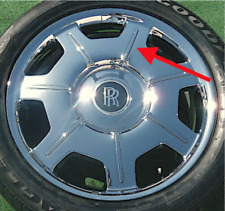 NEW Rolls-Royce Phantom Wheel Spoke Insert OEM Factory Chrome 21 Inlay 6777236 picture