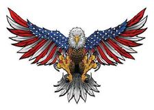 American Flag Attack Bald Eagle Wings Decal picture