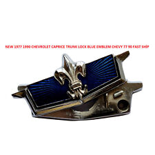 NEW 1977 1990 CHEVROLET CAPRICE TRUNK LOCK BLUE EMBLEM CHEVY picture