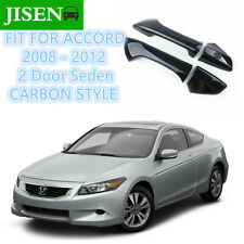 Fit For 2008-2012 Honda Accord Coupe Carbon Fiber Style Door Handle Covers Trims picture