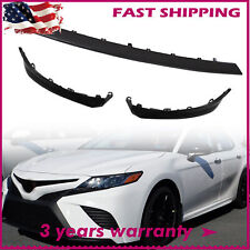 3Pcs Front Bumper Lower Grille Trim Molding For 2018-2020 Toyota Camry SE XSE  picture