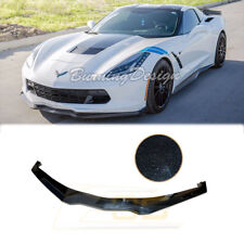For 14-Up Corvette C7 CARBON FLASH METALLIC Front Lip Splitter Z06 Style Stage 2 picture