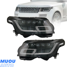 For Land Rover Range Rover 2014-2017 Upgrade 2018+ Style Headlight (L&R) 4 Lens picture