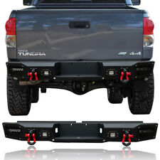 For 2000-2006 Toyota Tundra Rear Bumper w/4 LED Spotlights picture