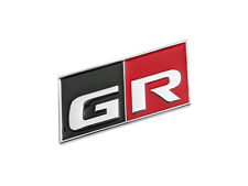 Toyota GR Gazoo Racing Silver Emblem Decal Badge Sticker Nameplate 3D Letter picture