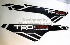 X2 TRD 4x4 off-road vinyl decals 2016-2021 Toyota Tacoma bed side Matte Black picture