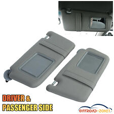 Pair Left & Right Side Car Sun Visor W/O Sunroof Gray For Toyota Camry 2007-2011 picture