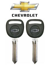 2 Circle Plus Transponder Keys with Chip for Chevrolet B111-PT picture