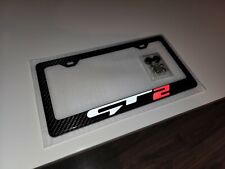 Reflective Kia Stinger GT2 Black Real 100% Carbon Fiber License Plate Frame  picture