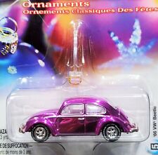 Johnny Lightning 66 1966 VW Volkswagen Beetle Bug Holiday Christmas Tree Car Pur picture
