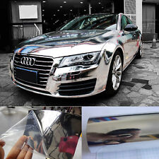 Air Free Car Flat Glossy Strips Mirror Chrome Vinyl Wrap Film Decal Sticker US picture