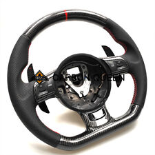 REAL CARBON FIBER Steering Wheel FOR Audi TT TTRS R8 2008-2015 OEM W/PADDLES picture