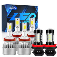 For Nissan Altima 2007-2018 6x 6000k LED Headlight Hi/Low Beam + Fog Light Bulbs picture