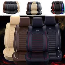 Universal Leather Car Seat Cover Full Set For Honda/Toyota/Nissan/Ford/Chevrolet picture