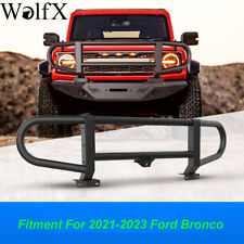 Front Bumper Bull Bar Brush Guard Off Road Grill Guard For 2021-2023 Ford Bronco picture