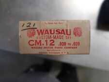 WAUSAU CUSTOM MADE PISTON RING SET NO. CM 12 .030 TO .039   picture