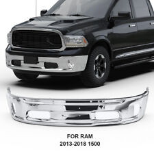 Chrome Steel Front Lower Bumper 68160853AB For 13-18 Ram 1500 w/Fog Light Holes picture