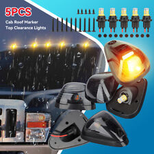 5pcs Smoke Amber LED Cab Roof Running Marker Light For Ford F250 F350 Super Duty picture