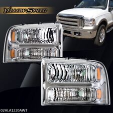 Fit For 05-07 Ford F250 F350 F450 F550 Super Duty Headlights Left+Right 05 06 07 picture
