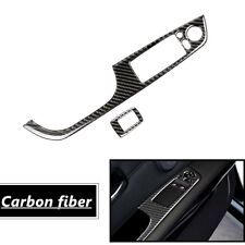 100% Carbon Fiber Door Window Lift Switch Cover Trim For BMW 3 Series E92 Coupe picture