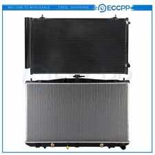 Aluminum Radiator & Condenser Cooling Kit For 12-2015 Lexus RX350 Toyota Sienna picture