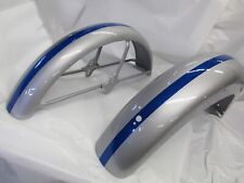 Suzuki T20 Show quality  front and rear fender set  candy BLUE X6 picture