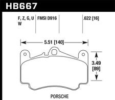Hawk Performance HB667F.622-BE HPS Disc Brake Pad picture