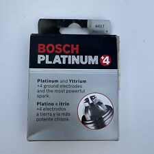 New 4 pack of Bosch Platinum +4 spark Plugs, 4417 picture