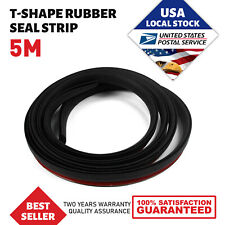 32Ft T-Shape Rubber Car Seal Strip Hood Door Trunk Edge Trim For Ford Mustang picture