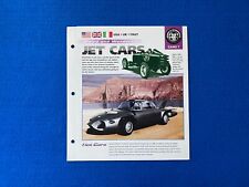 RARE Weird & Wonderful Hot Cars Group 11 Card #7 Jet Cars Spec Sheet Brochure picture