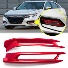 ABS Red Fog Light Cover Molding Trim For Honda Accord 10th Gen 2018-20 picture