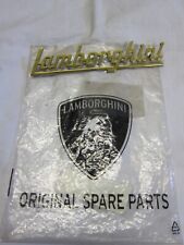 Lamborghini Miura rear trunk badge script emblem original genuine picture