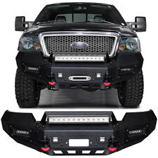 Vijay Fits 2004-2008 11th Gen Ford F150 Front Bumper w/Winch Plate LED Lights picture