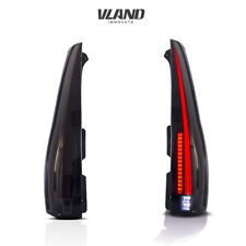 VLAND LED Tail Lights For Cadillac Escalade ESV 2007-2014 Smoked Black Out picture