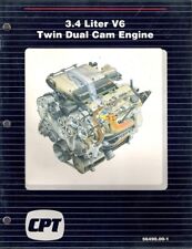 1990 CPT GM 3.4L V-6 Twin Dual Cam Engine Training Service Manual Booklet 490001 picture
