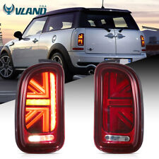 VLAND Red LED Tail Lights For 2007-2013 Mini Cooper Clubman Rear Brake Lamps picture