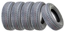 ST205/75R15 Trailer Tires FREE COUNTRY Heavy Duty Radial 10PR Load Range E Set 5 picture