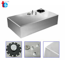 17 Gallon Polished Aluminum Fuel Cell Tank with Level Sender Silver Universal picture