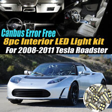 8Pc Canbus Error Free Interior LED White Light Kit for 2008-2011 Tesla Roadster picture