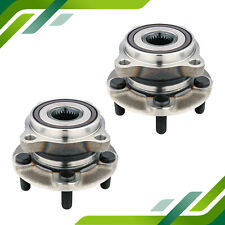 Pair Front Wheel Hub & Bearings for 2005 - 2014 Subaru Outback Legacy 5Lug w/ABS picture