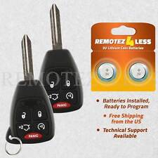 2 For 2011 2012 2013 2014 Chrysler 200 Keyless Entry Remote Car Key Fob picture