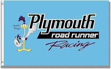 Plymouth Road Runner Racing Blue Flag 3x5 FT Banner Flag Car Show Racing Garage picture