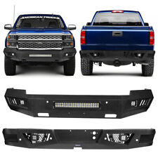HR Off-Road Front+Rear Bumper Fit Chevy Silverado 1500 14-15 Adequate Protection picture