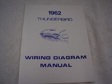 1962 FORD THUNDERBIRD  WIRING DIAGRAM MANUAL      FREE POSTAGE picture