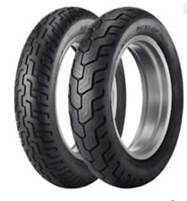 Dunlop D404 Motorcycle Tire Set 130/90-16 (67H)/150/80B-16 (71H) Black Wall picture