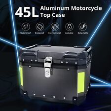 45L Tail Box Motorcycle Luggage Scooter Trunk Storage Top Case Waterproof Balck picture