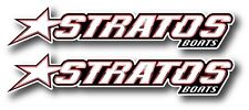 2X STRATOS BOATS DECAL STICKER US MADE FISHING BASS TRUCK VEHICLE CAR WINDOW picture