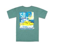 Kawasaki Jet Ski 50th Anniversary Stand-Up Limited Edition T-Shirt Green  picture
