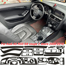For Audi A5 B8 2 door 2008-2016 5D Carbon Fiber Pattern Interior DIY Trim Decals picture